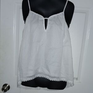 Doe & Rae White Cotten Top